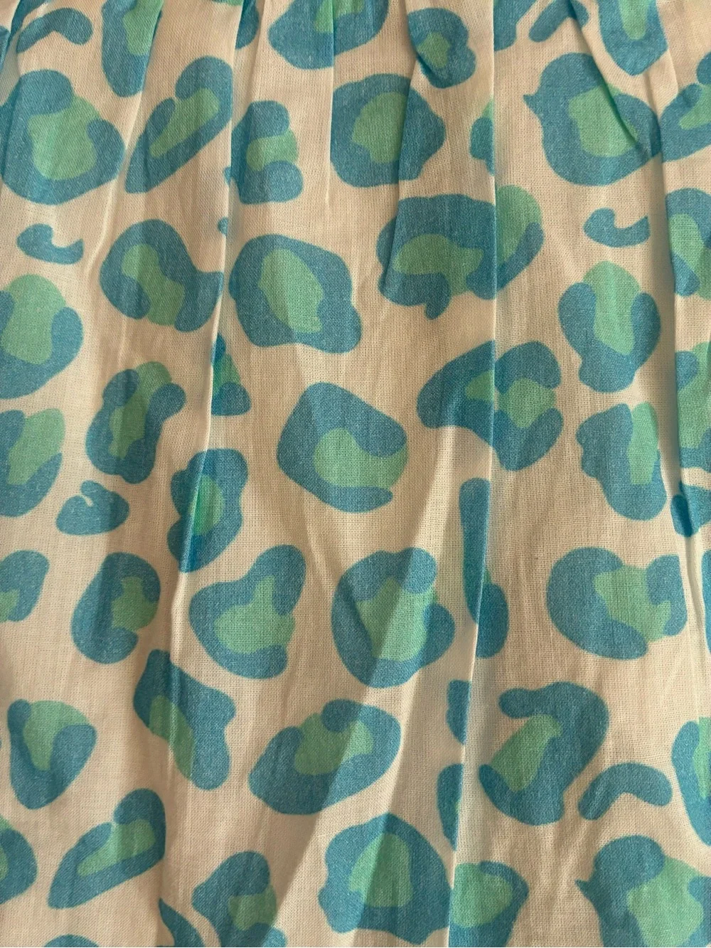 Tuk Tuk Leopard Sapphire Tier Dress